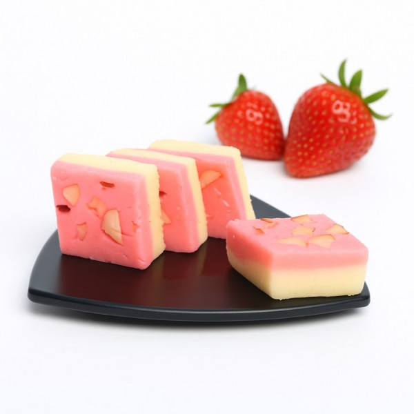 Strawberry Burfi